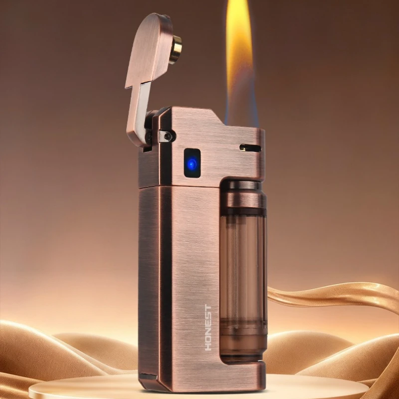 New Metal High-capacity Voice Controlled Lamp Oil Lighter with Sensitive Arc Ignition Safe and Portable USB Charging Lighter
New Metal High-capacity Voice Controlled Lamp Oil Lighter with Sensitive Arc Ignition Safe and Portable USB Charging Lighter