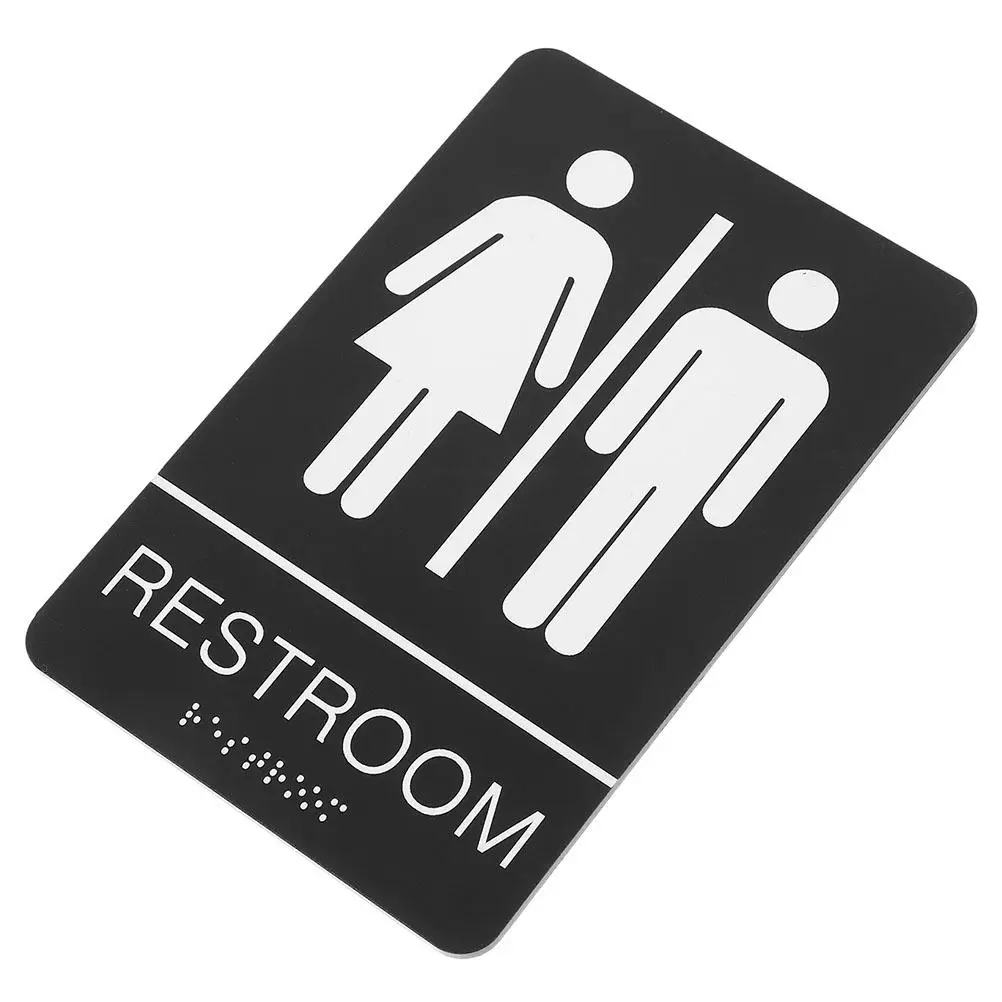 Acrylic Bathroom Sign Self Adhesive Unisex Restroom Wall Clear Identification Home Office Washroom Plaque
Acrylic Bathroom Sign Self Adhesive Unisex Restroom Wall Clear Identification Home Office Washroom Plaque
