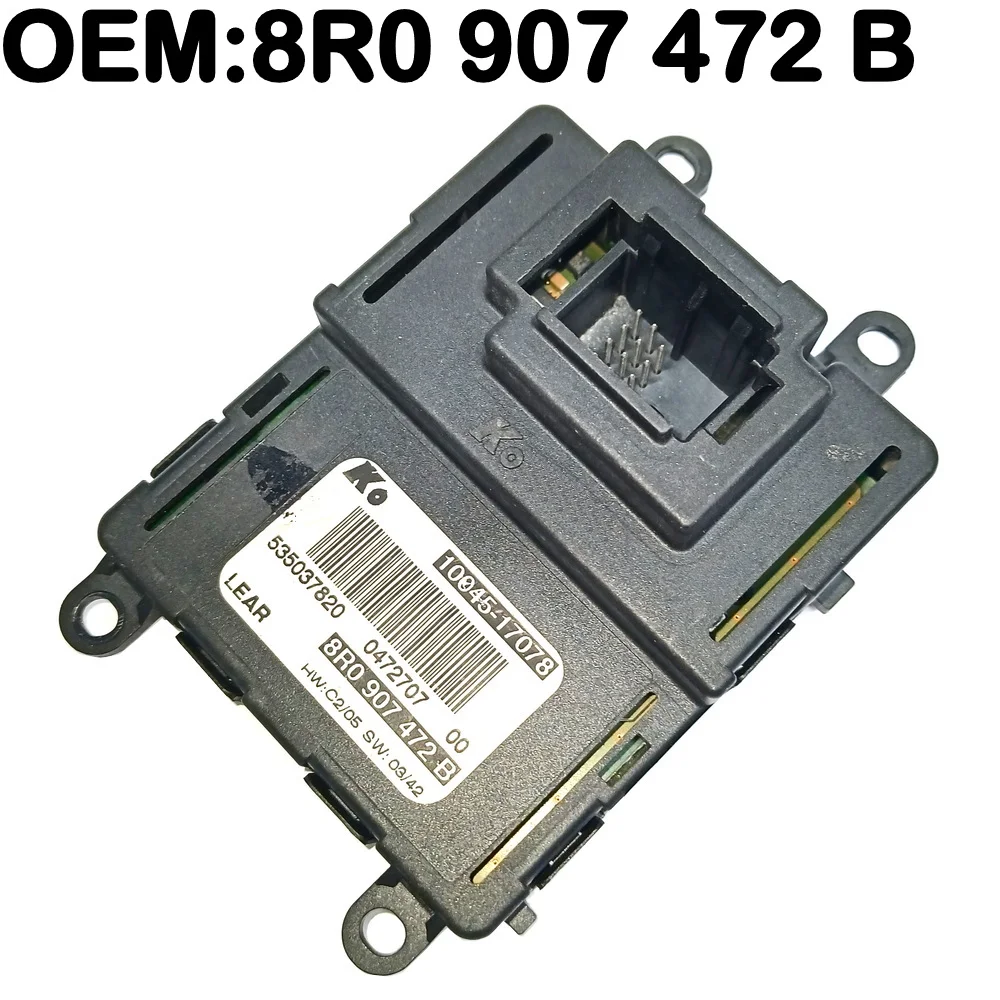 Original 8R0907472B Oemhids 95new 11Pin For A4 DRL LED Driver Module Control Unit 10045-17078 Car Light Accessories
Original 8R0907472B Oemhids 95new 11Pin For A4 DRL LED Driver Module Control Unit 10045-17078 Car Light Accessories