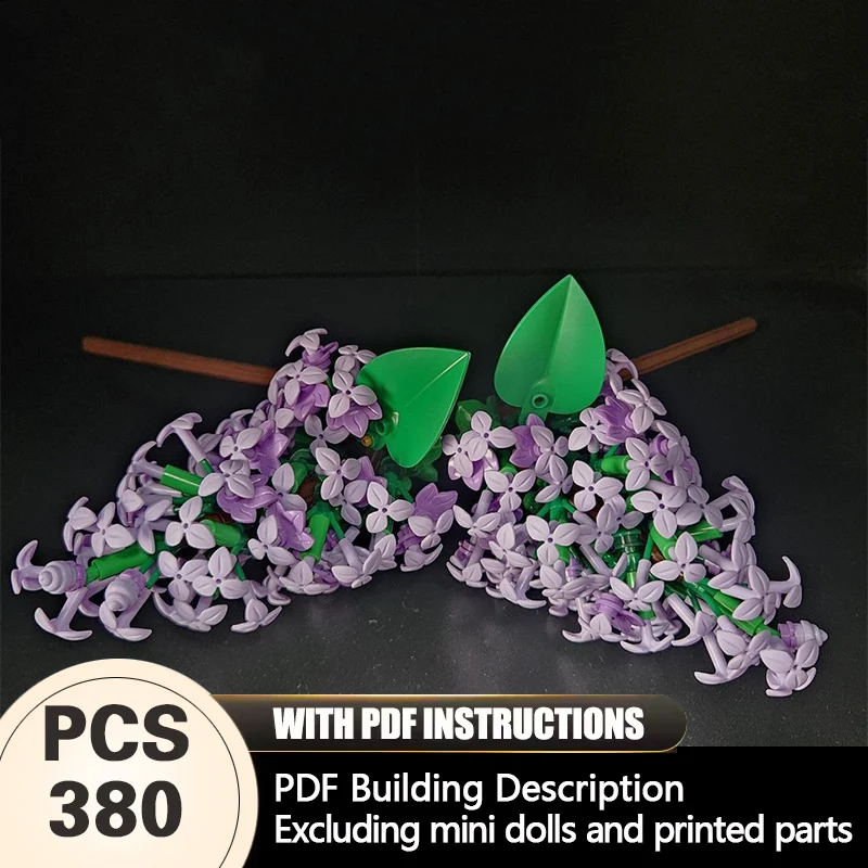 Creators Plant Series Model MOC Building Bricks Lilac Flowers Modular Technology Gifts Holiday Assemble Children Toys Suit
Creators Plant Series Model MOC Building Bricks Lilac Flowers Modular Technology Gifts Holiday Assemble Children Toys Suit