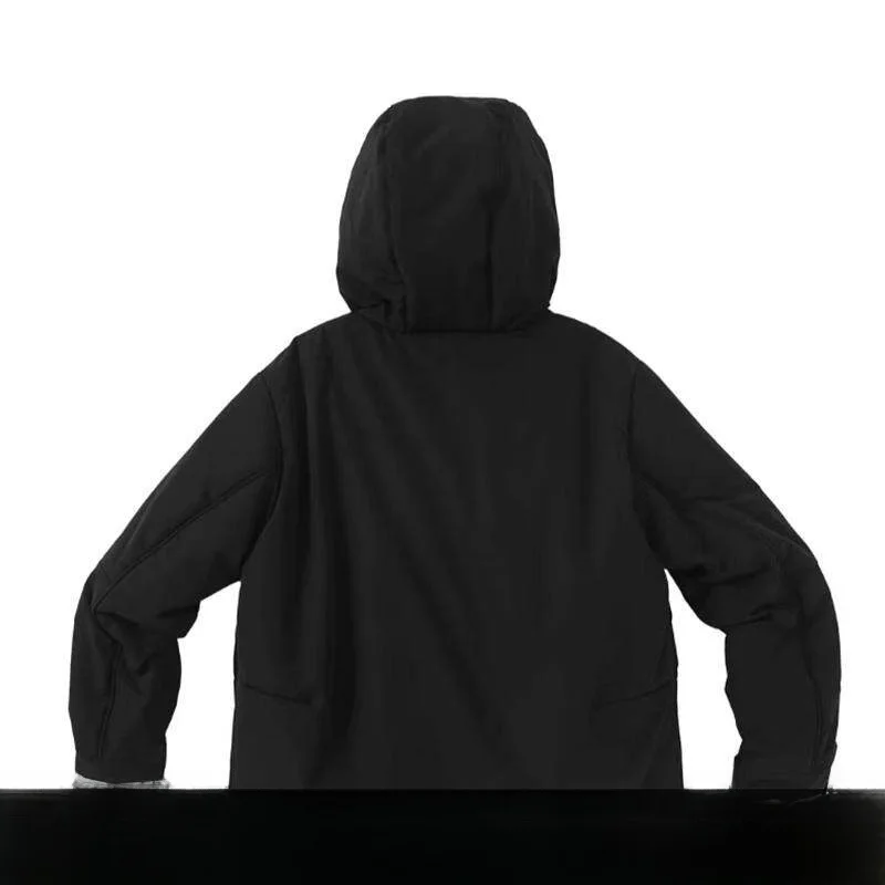 Bebe Women's Black Cotton Winter Jacket Windproof Loose Bread Style Outdoor Fleece Lined Zipper Closure Casual Hoodie Coat
Bebe Women's Black Cotton Winter Jacket Windproof Loose Bread Style Outdoor Fleece Lined Zipper Closure Casual Hoodie Coat