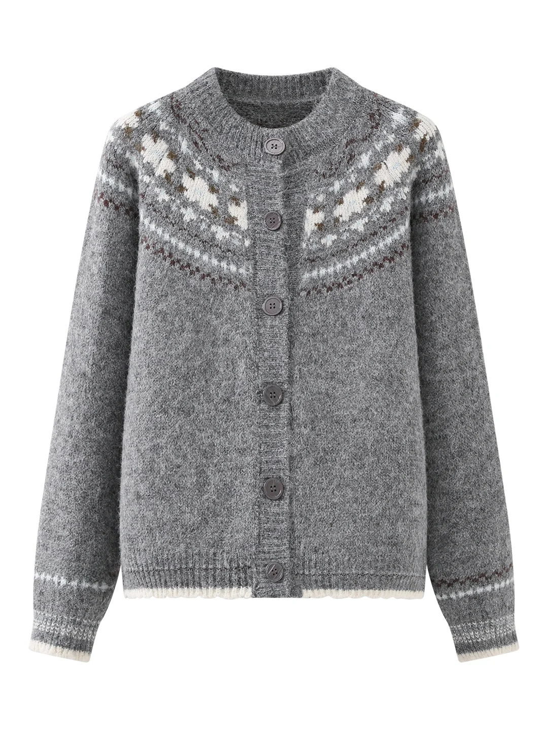 Trendy Fair Isle Pattern Knitted Sweater Women's Loose Fit Artistic Style Long Sleeve Warmth-Building round Neck Top
Trendy Fair Isle Pattern Knitted Sweater Women's Loose Fit Artistic Style Long Sleeve Warmth-Building round Neck Top
