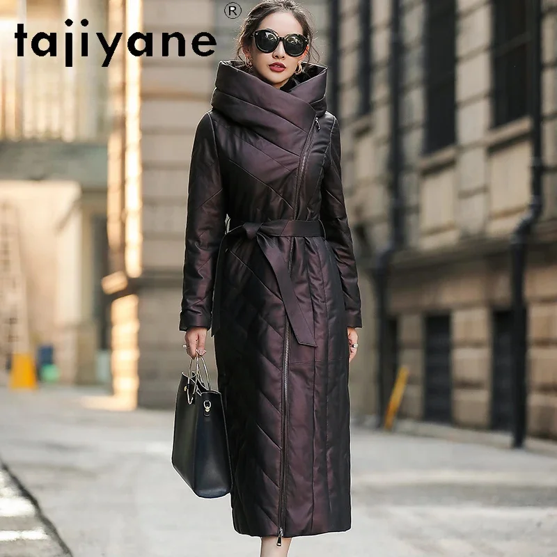 Genuine Tajiyane Sheepskin Leather Down Coat Women's Hooded Winter 2024 Real Jacket Women Long Coats Warm Parkas
Genuine Tajiyane Sheepskin Leather Down Coat Women's Hooded Winter 2024 Real Jacket Women Long Coats Warm Parkas