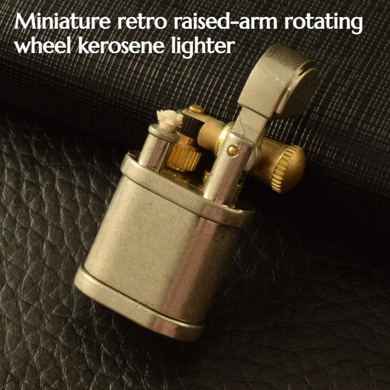 Mini Retro Lighter - Nostalgic Old-fashioned Lever-operated Rotating-wheel Ignition Device Cigarette Accessorie
Mini Retro Lighter - Nostalgic Old-fashioned Lever-operated Rotating-wheel Ignition Device Cigarette Accessorie