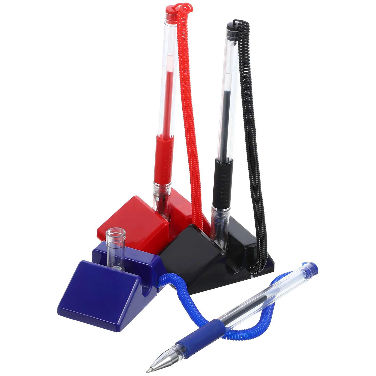 3pcs Desk Pens with Stand for Anti-Theft Pen With Holder Bank Office Hotel Anti-theft Counter Writing Tool
3pcs Desk Pens with Stand for Anti-Theft Pen With Holder Bank Office Hotel Anti-theft Counter Writing Tool