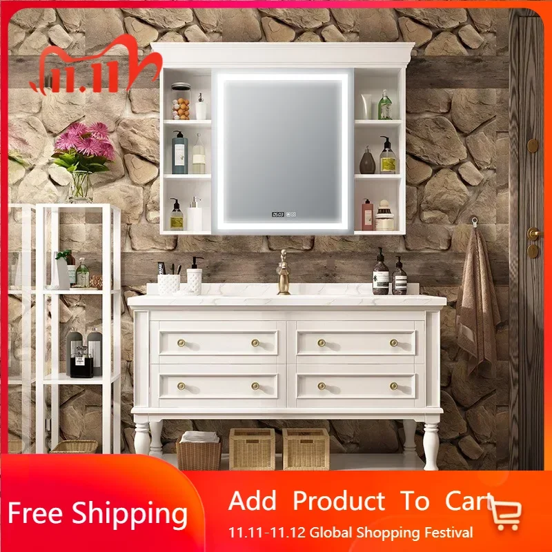 Compact Modern Solid Display Bathroom Cabinets with Ceramic Washbasin Nordic Bathroom Vanity Cabinet Display Unique Furniture
Compact Modern Solid Display Bathroom Cabinets with Ceramic Washbasin Nordic Bathroom Vanity Cabinet Display Unique Furniture