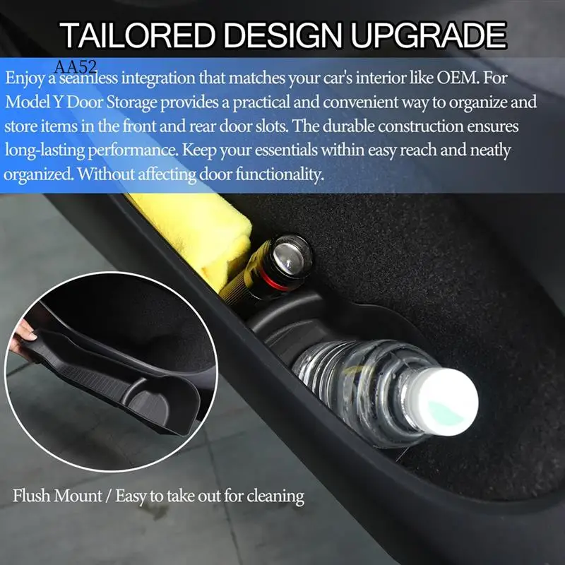 AS-Car Door Tray Side Storage Box Organizer For Tesla Model Y 2020-2024 Accessories
AS-Car Door Tray Side Storage Box Organizer For Tesla Model Y 2020-2024 Accessories