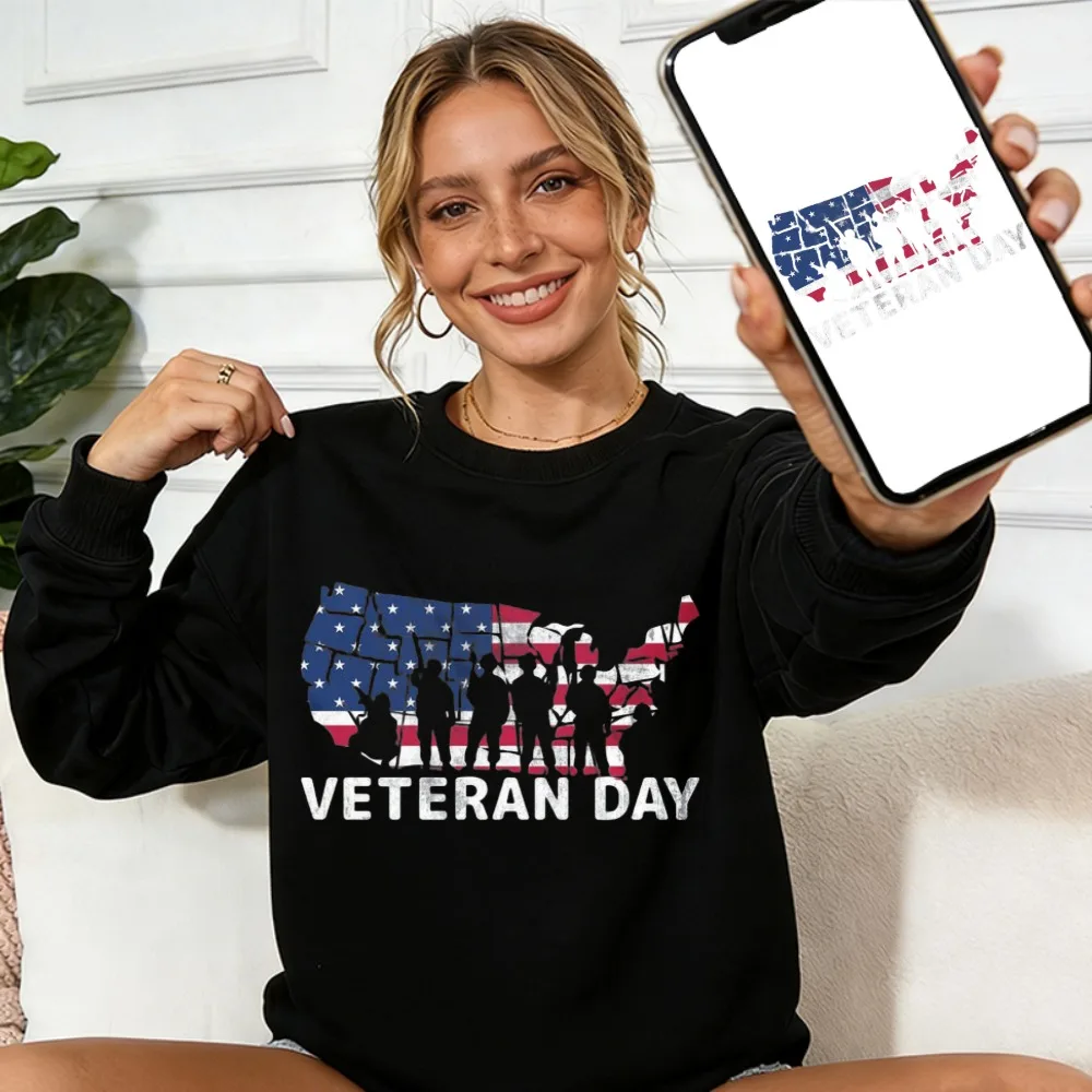 USA Map Flag Veteran Sweatshirt for Men Women Crewneck Long Sleeve Pullover Patriotic Military Veteran Day Gift Apparel Tops
USA Map Flag Veteran Sweatshirt for Men Women Crewneck Long Sleeve Pullover Patriotic Military Veteran Day Gift Apparel Tops