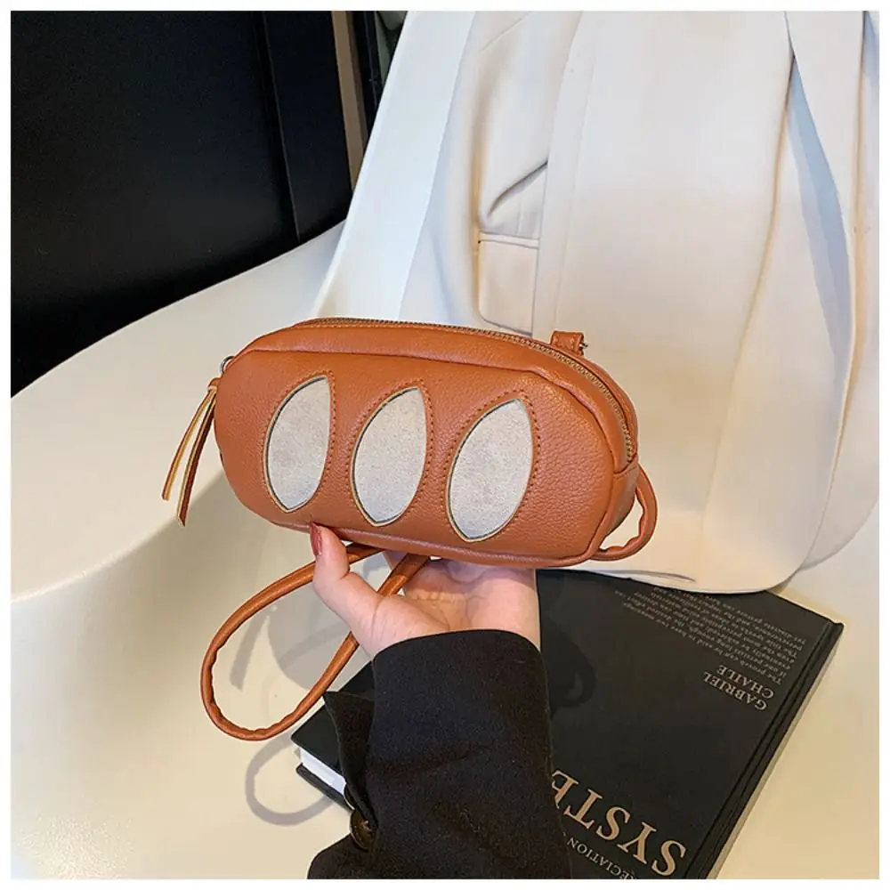 Simple PU Leather Bread Crossbody Bag Purse Lightweight Bread Shoulder Bag Creative Handbag Cosmetic Bag Outdoor
Simple PU Leather Bread Crossbody Bag Purse Lightweight Bread Shoulder Bag Creative Handbag Cosmetic Bag Outdoor