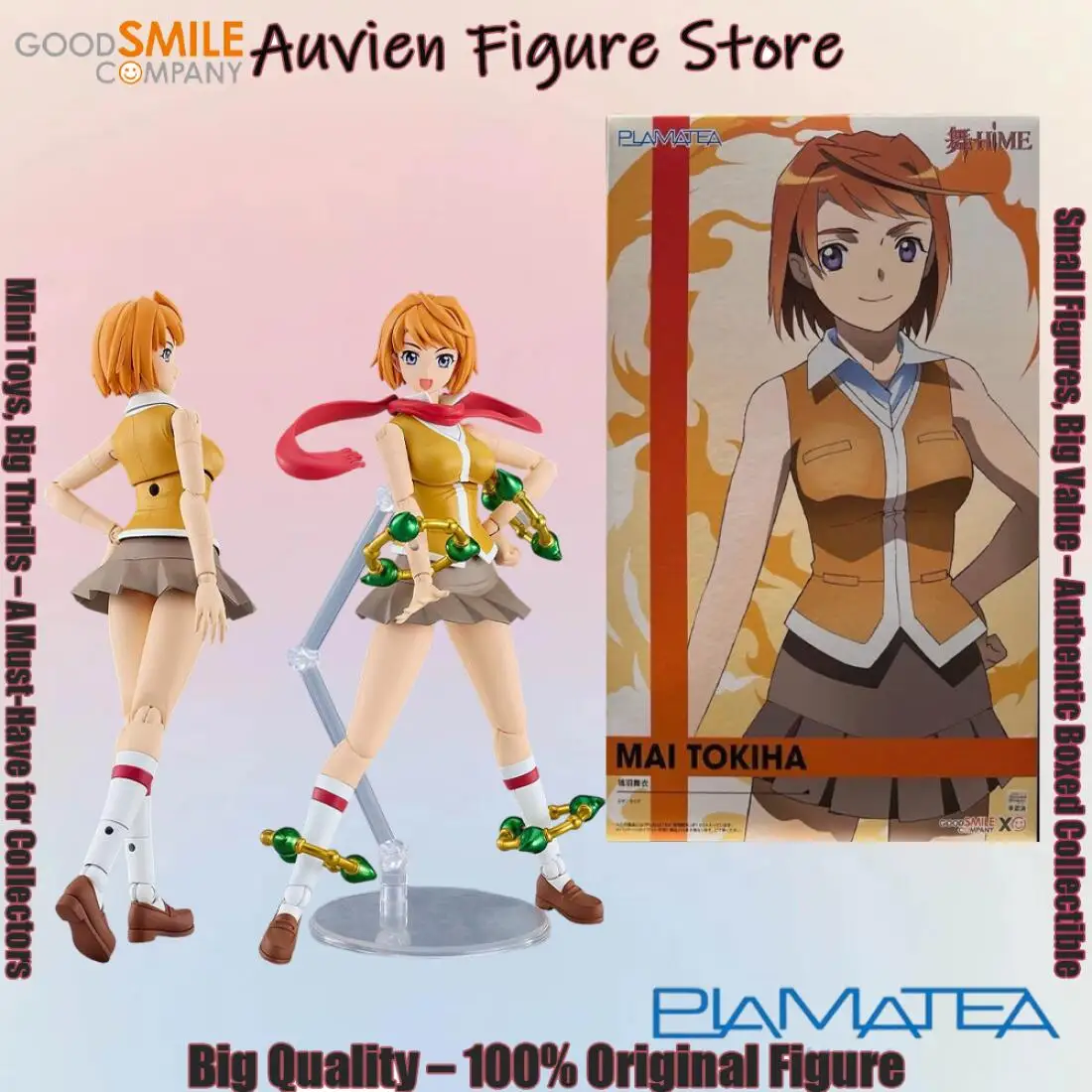 Officially Licensed Good Smile Plamatea Tokiha Mai Figure Anime Action My Hime Crossroad Character Model
Officially Licensed Good Smile Plamatea Tokiha Mai Figure Anime Action My Hime Crossroad Character Model