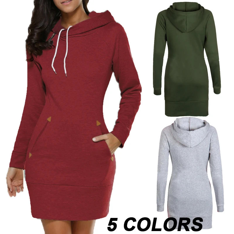 Latest Women's Sweater Dress Long Sleeve Hoodie Dress Casual Slim Fit Sweater Pullover Hoodie Dress Plus Size
Latest Women's Sweater Dress Long Sleeve Hoodie Dress Casual Slim Fit Sweater Pullover Hoodie Dress Plus Size