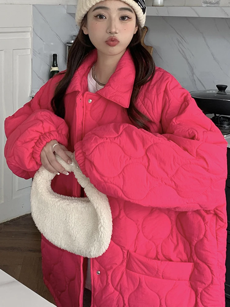 Down Coats Women Korean Fashion Sweet Kawaii Casual Oversized Jackets Autumn Winter Windproof Warm Single Breasted Outerwear
Down Coats Women Korean Fashion Sweet Kawaii Casual Oversized Jackets Autumn Winter Windproof Warm Single Breasted Outerwear