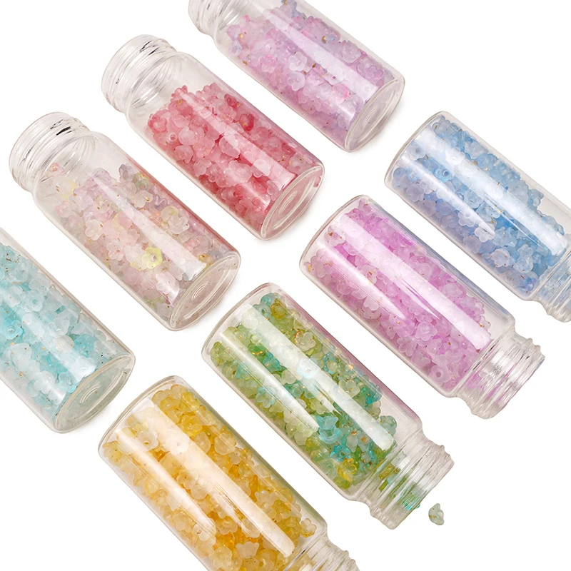 110pcs 6x3mm Multicolor Lily Of The Valley Beads Acrylic Flower Petal Beads For Jewelry Making DIY Bracelets Charms Accessories
110pcs 6x3mm Multicolor Lily Of The Valley Beads Acrylic Flower Petal Beads For Jewelry Making DIY Bracelets Charms Accessories