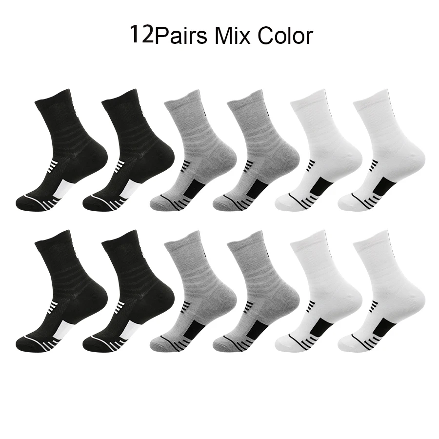 12 Pairs High Quality Men's Socks Casual Breathable Cotton Man Run Sports Socks Summer Basketball Socks Plus Size EUR38-45
12 Pairs High Quality Men's Socks Casual Breathable Cotton Man Run Sports Socks Summer Basketball Socks Plus Size EUR38-45