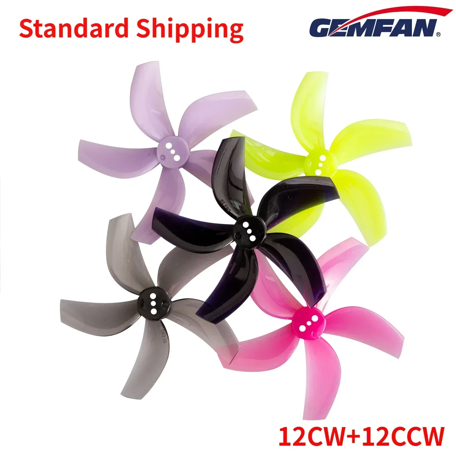 12 пар (12CW + 12CCW) Gemfan D63 63 мм 5-лопастной пропеллер (случайный цвет)
12 пар (12CW + 12CCW) Gemfan D63 63 мм 5-лопастной пропеллер (случайный цвет)