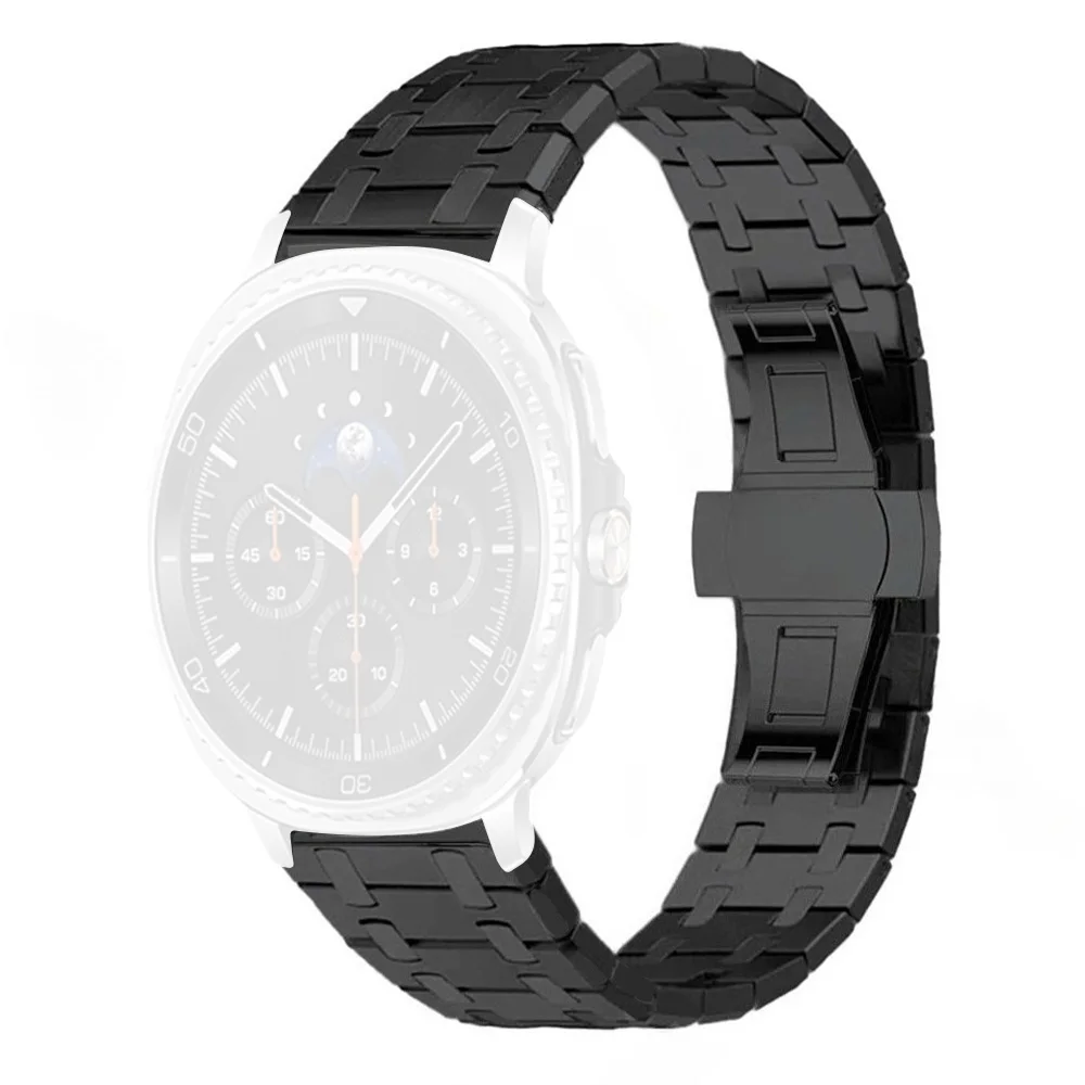 Для Samsung Galaxy Watch Ultra (2025) 47 мм/Watch Ultra 47 мм ремешок для часов из нержавеющей стали с застежкой-бабочкой - черный
Для Samsung Galaxy Watch Ultra (2025) 47 мм/Watch Ultra 47 мм ремешок для часов из нержавеющей стали с застежкой-бабочкой - черный