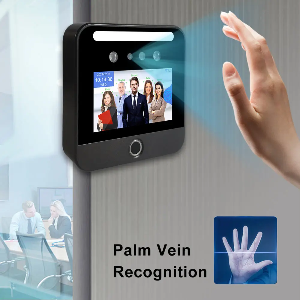 TIMY AI03F School Time Attendance System 4G Biometric Palm Vein & Face & Fingerprint Clocking Time Recording Machine
TIMY AI03F School Time Attendance System 4G Biometric Palm Vein & Face & Fingerprint Clocking Time Recording Machine