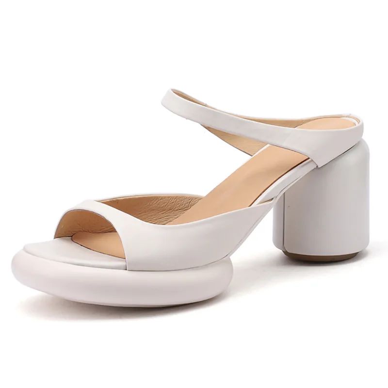 Chunky Slippers Summer New Women's Sandals Fashion Outdoor Women High Heels Shoes Sexy Vintage Thick Bottom Mules Women Slides
Chunky Slippers Summer New Women's Sandals Fashion Outdoor Women High Heels Shoes Sexy Vintage Thick Bottom Mules Women Slides