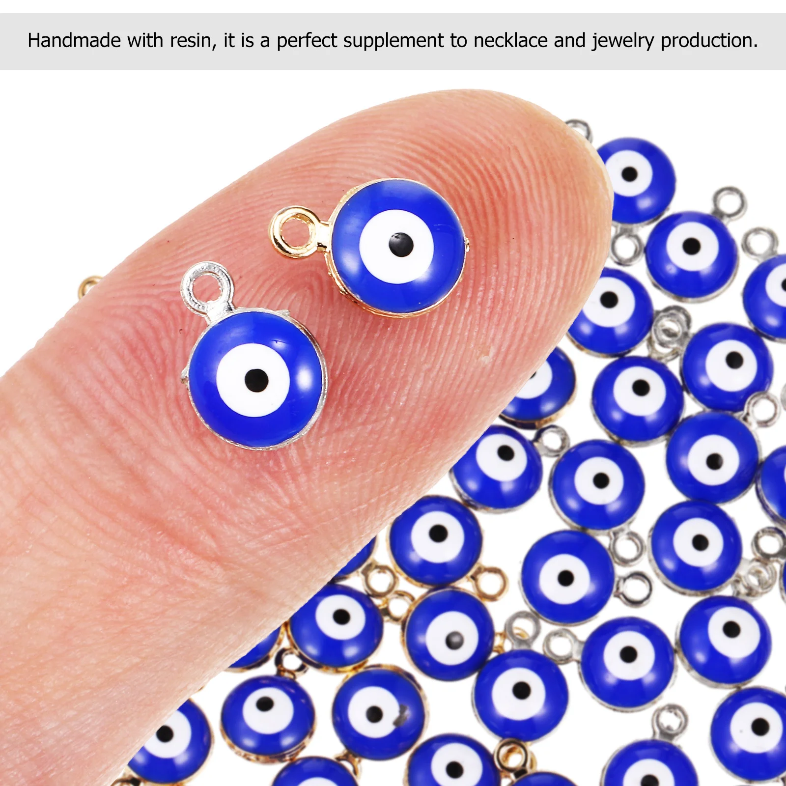 60Pcs Evil Eye Beads Charms Handmade Lucky Pendants DIY Necklace Bracelet Jewelry Crafts Evil Eye Beads Jewelry Pendants
60Pcs Evil Eye Beads Charms Handmade Lucky Pendants DIY Necklace Bracelet Jewelry Crafts Evil Eye Beads Jewelry Pendants