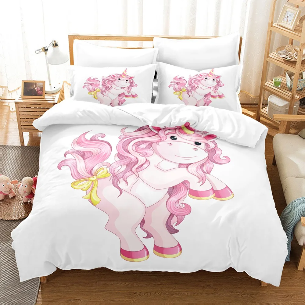 Printed Rainbow Unicorn Duvet Cover For Girls, Pink Bed Comforter Set, Cute Cartoon, Child Bedroom Decor For Teen Kids, 140X210
Printed Rainbow Unicorn Duvet Cover For Girls, Pink Bed Comforter Set, Cute Cartoon, Child Bedroom Decor For Teen Kids, 140X210