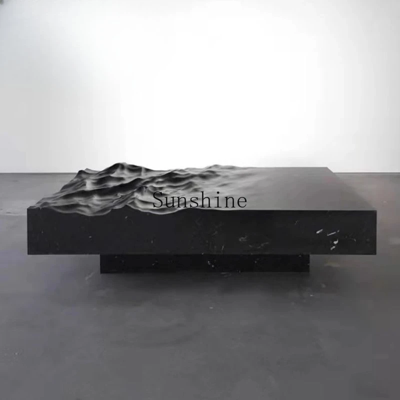 Personalized zen coffee table imitation marble water ripple tea table water cube square negotiation table
Personalized zen coffee table imitation marble water ripple tea table water cube square negotiation table