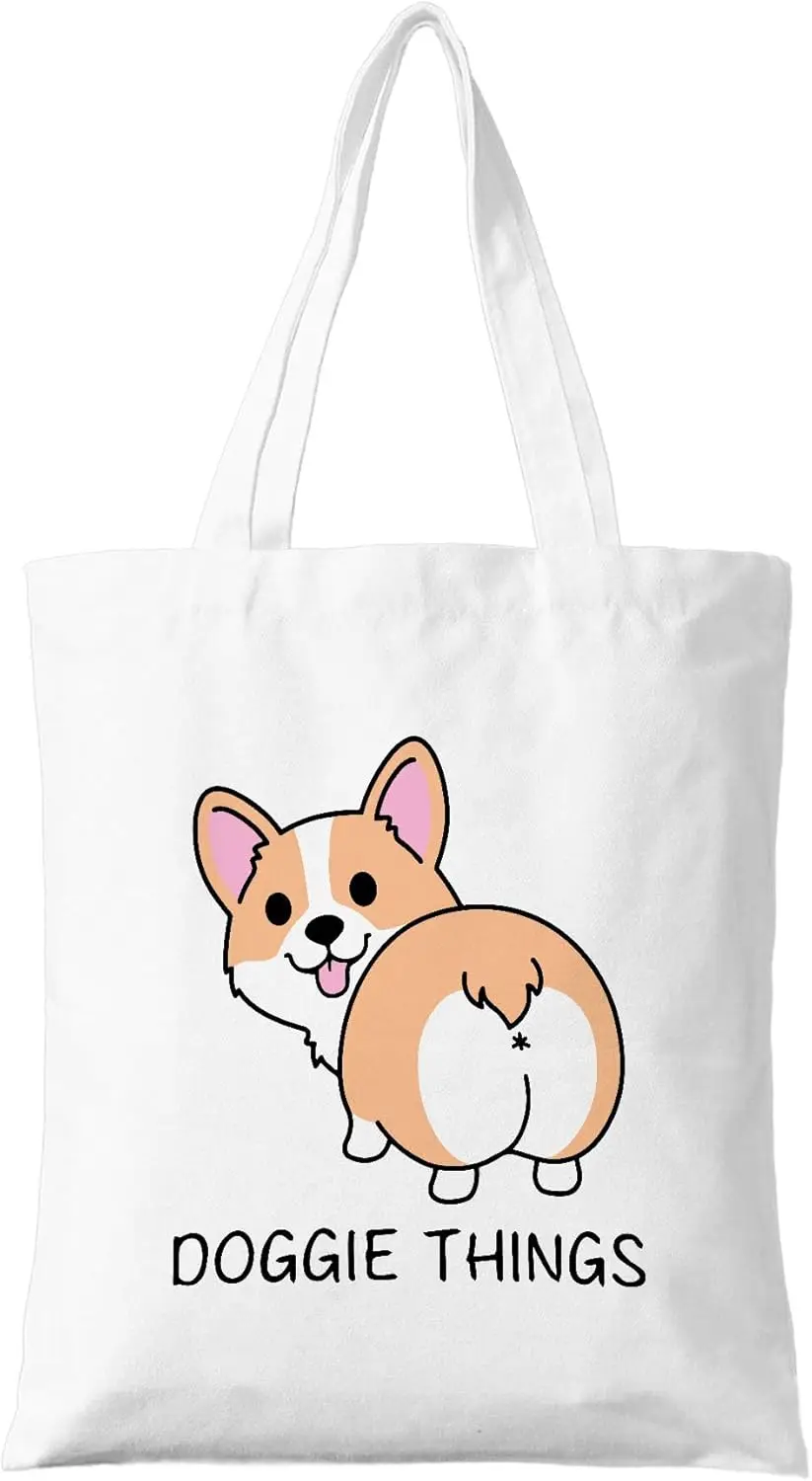 Cartoon Corgi Canine Print Women's Canvas Shoulder Bag Pet Theme Cute Handbag Suitable for Daily Leisure Use and Dog Lovers Gift
Cartoon Corgi Canine Print Women's Canvas Shoulder Bag Pet Theme Cute Handbag Suitable for Daily Leisure Use and Dog Lovers Gift