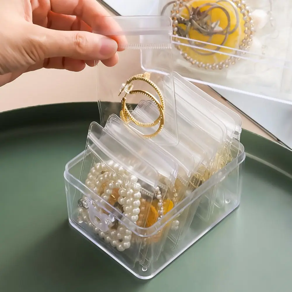 Transparent Jewelry Packaging Bags Exquisite Ear Studs Case Earrings Ring Storage Pouch Jewlery Case Anti-oxidation
Transparent Jewelry Packaging Bags Exquisite Ear Studs Case Earrings Ring Storage Pouch Jewlery Case Anti-oxidation