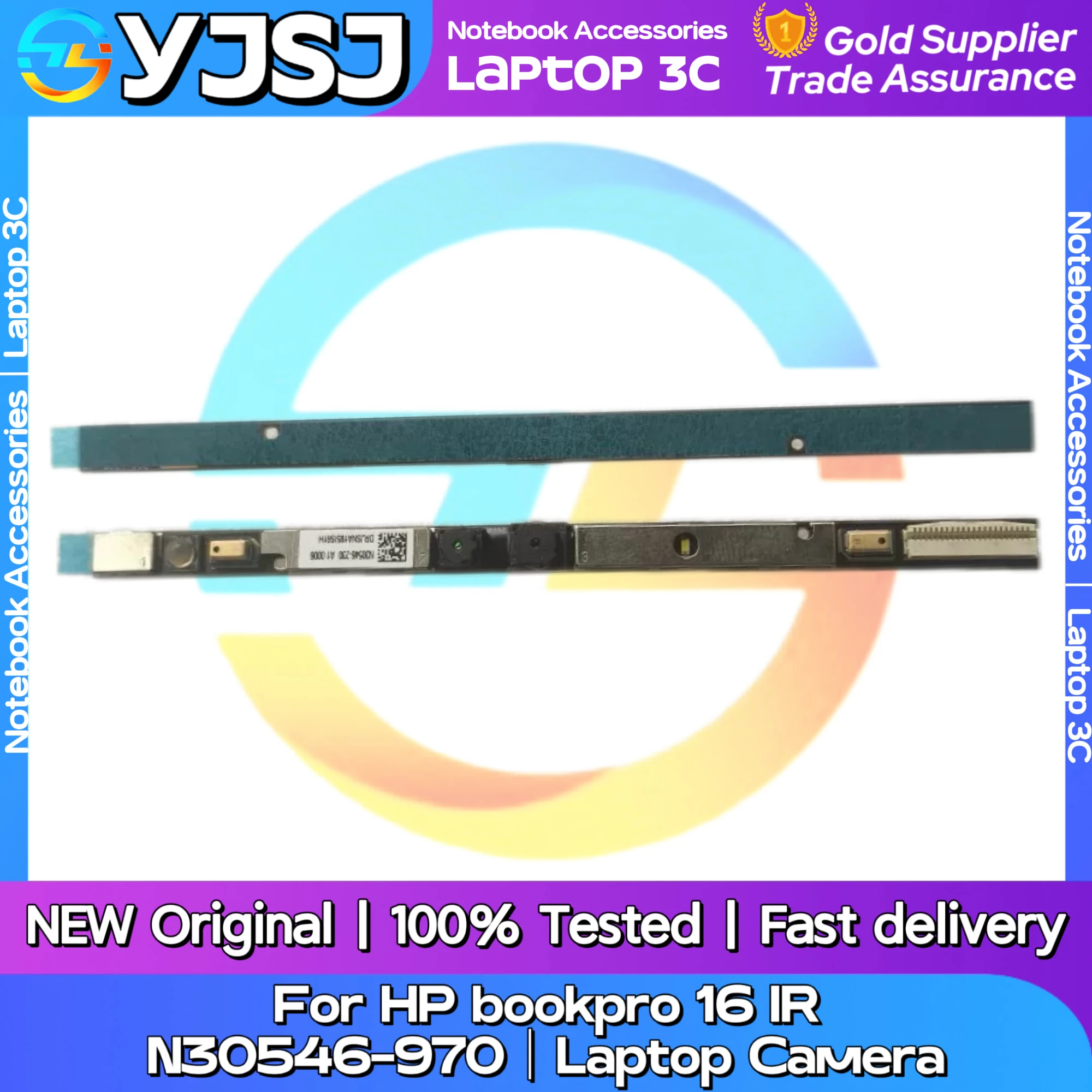 New Original Laptop Notebook Camera For HP bookpro 16 IR N30546-970 Laptop Webcam Camera Video Head Module
New Original Laptop Notebook Camera For HP bookpro 16 IR N30546-970 Laptop Webcam Camera Video Head Module