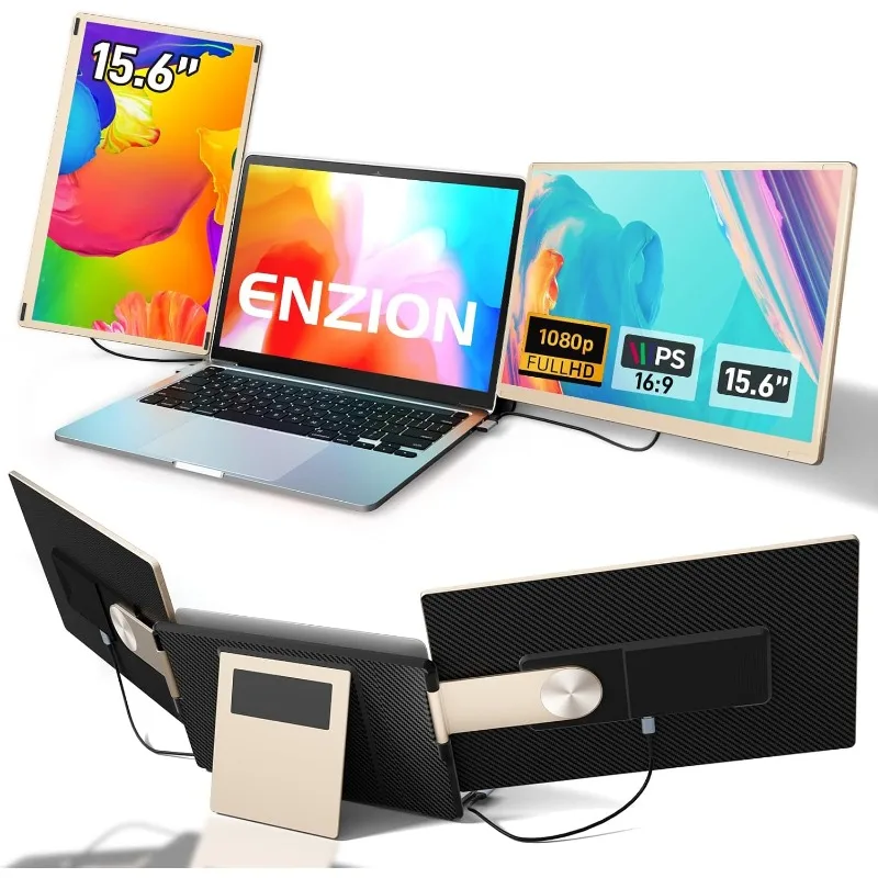 Laptop Screen Extender,Upgraded 15.6" Portable Monitor,FHD 1080P IPS Triple Laptop Screen Extender,Removable Multi-Mode
Laptop Screen Extender,Upgraded 15.6" Portable Monitor,FHD 1080P IPS Triple Laptop Screen Extender,Removable Multi-Mode