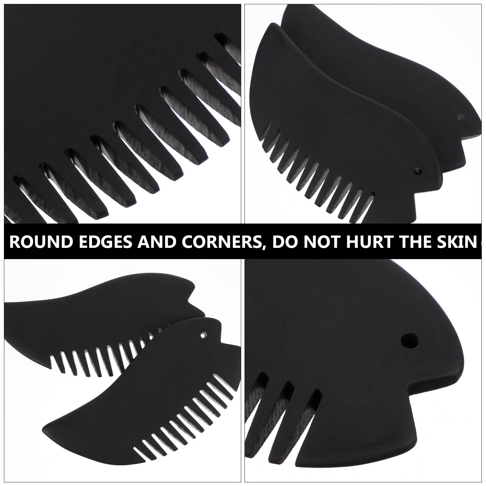 2 pcs Bianshi Massage Comb Ergonomic Body Hair Scalp Massager Scraping Tool for Face Neck Back Leg Durable Gifting Friendly
2 pcs Bianshi Massage Comb Ergonomic Body Hair Scalp Massager Scraping Tool for Face Neck Back Leg Durable Gifting Friendly