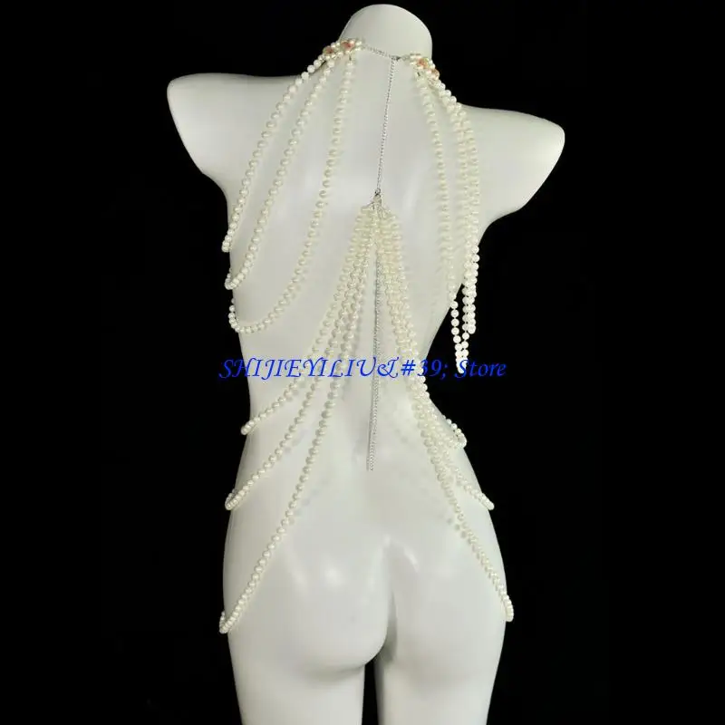 E21F Long Pearls Waist Beaded Chain Adjustable Accessory For Different Body Types
E21F Long Pearls Waist Beaded Chain Adjustable Accessory For Different Body Types
