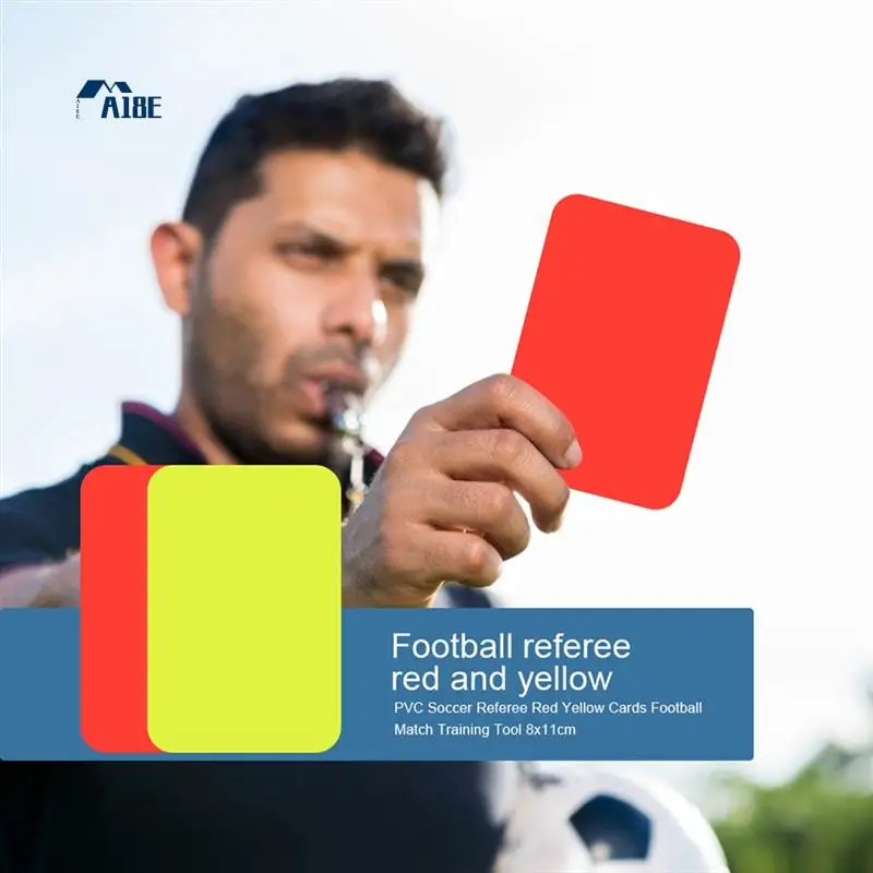 A18E-Soccer Referee Flag Set Red Yellow Cards Referee Stainless Steel Whistles With Lanyard
A18E-Soccer Referee Flag Set Red Yellow Cards Referee Stainless Steel Whistles With Lanyard