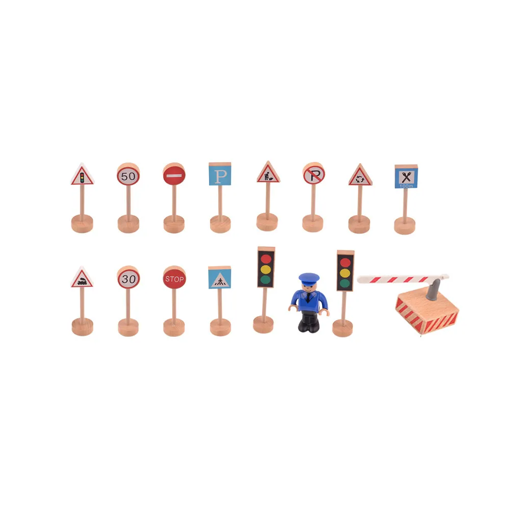 16Pcs Wood Children Traffic Signpost Interactive Educational Safety Street Early Learning Cognitive Set Safety Street Signs
16Pcs Wood Children Traffic Signpost Interactive Educational Safety Street Early Learning Cognitive Set Safety Street Signs