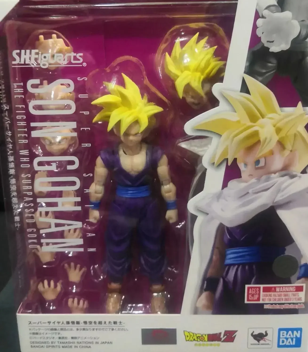 Original In Stock Bandai Dragon Ball S.H.Figuarts Super Saiyan Son Gohan The Fighter Who Surpassed Goku Action Figure Model Toy
Original In Stock Bandai Dragon Ball S.H.Figuarts Super Saiyan Son Gohan The Fighter Who Surpassed Goku Action Figure Model Toy