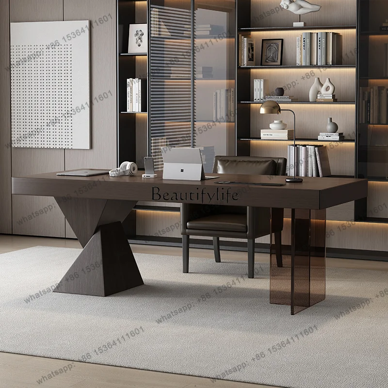 jj4 Italian minimalist desk high-end home acrylic suspended computer desk
jj4 Italian minimalist desk high-end home acrylic suspended computer desk