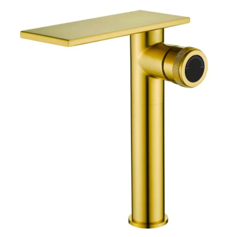 Modern Waterfall Basin Mixer Tap with Adjustable Knobs and Two Supply Lines
Modern Waterfall Basin Mixer Tap with Adjustable Knobs and Two Supply Lines