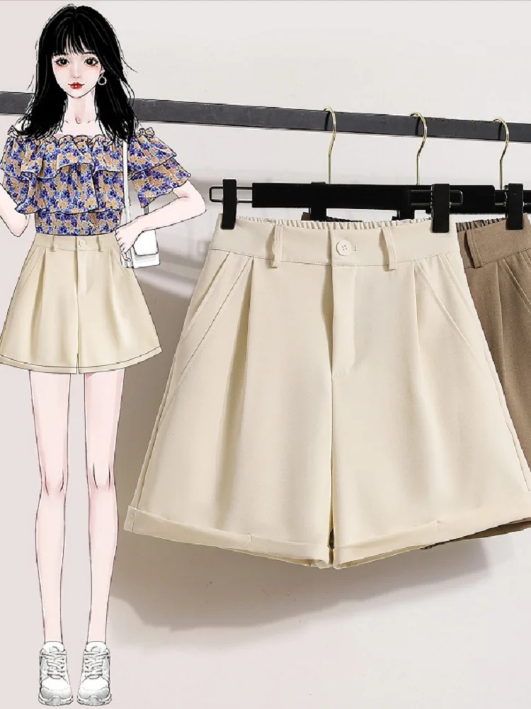 Костюм с высокой талией и широкими штанинами, повседневная летняя мода, женская одежда больших размеров, облегающие бедра, утягивающие шорты трапециевидной формы
Костюм с высокой талией и широкими штанинами, повседневная летняя мода, женская одежда больших размеров, облегающие бедра, утягивающие шорты трапециевидной формы