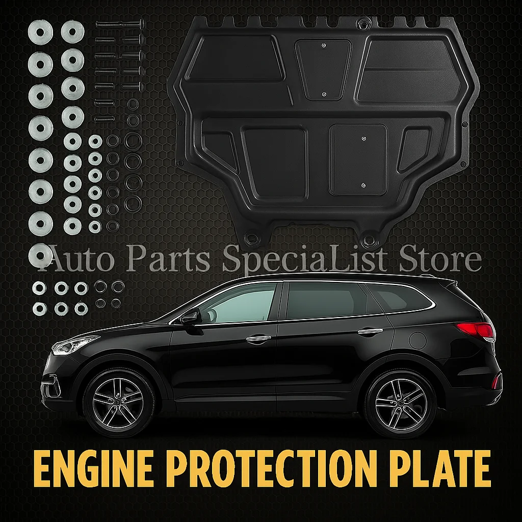 Black Under Engine Guard Plate Splash Shield Mud Fender Cover For Hyundai Grand Santa Fe 2013-2021 2014 Mudguard Protector Car
Black Under Engine Guard Plate Splash Shield Mud Fender Cover For Hyundai Grand Santa Fe 2013-2021 2014 Mudguard Protector Car