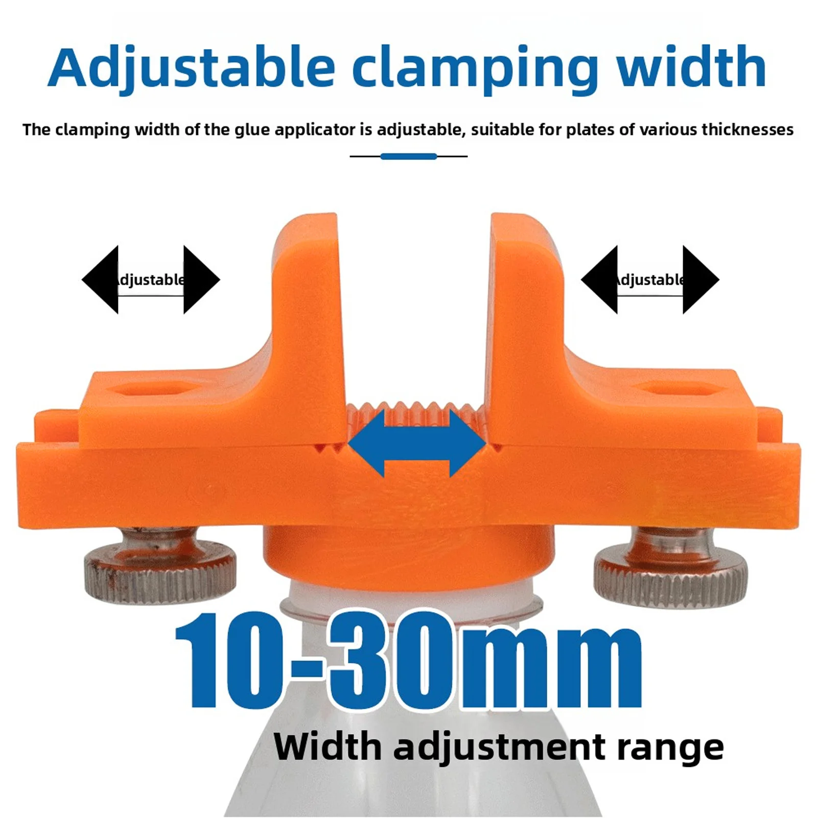 Edge Banding Glue Applicator and Trimmer Kit 10‑30mm Clamping Range for 28mm Bottle Precision Woodworking for 28mm Bottle Mouth
Edge Banding Glue Applicator and Trimmer Kit 10‑30mm Clamping Range for 28mm Bottle Precision Woodworking for 28mm Bottle Mouth