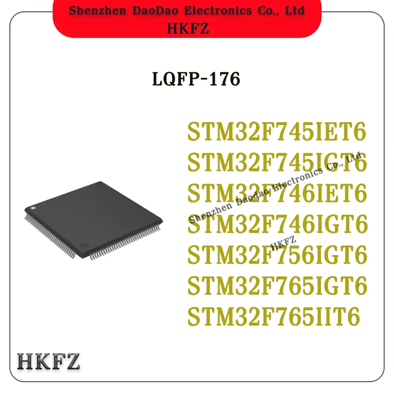 STM32F745IET6 STM32F745IGT6 STM32F746IET6 STM32F746IGT6 STM32F756IGT6 STM32F765IGT6 STM32F765IIT6 IC MCU Chip LQFP-176
STM32F745IET6 STM32F745IGT6 STM32F746IET6 STM32F746IGT6 STM32F756IGT6 STM32F765IGT6 STM32F765IIT6 IC MCU Chip LQFP-176
