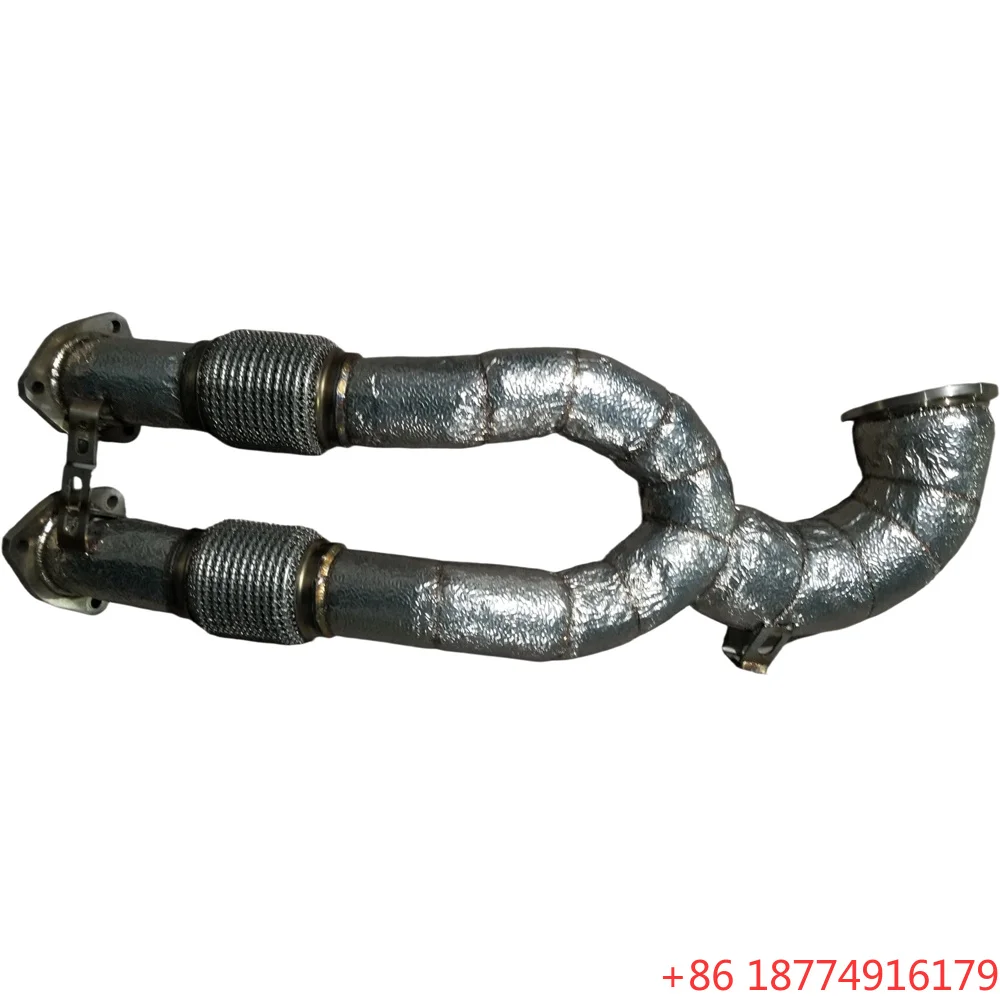 Factory 100% Fitment in Stock OEM Free Flow Downpipe for RS3 RSQ3 TTRS 2.5T Heat Shield Exhaust SS304
Factory 100% Fitment in Stock OEM Free Flow Downpipe for RS3 RSQ3 TTRS 2.5T Heat Shield Exhaust SS304