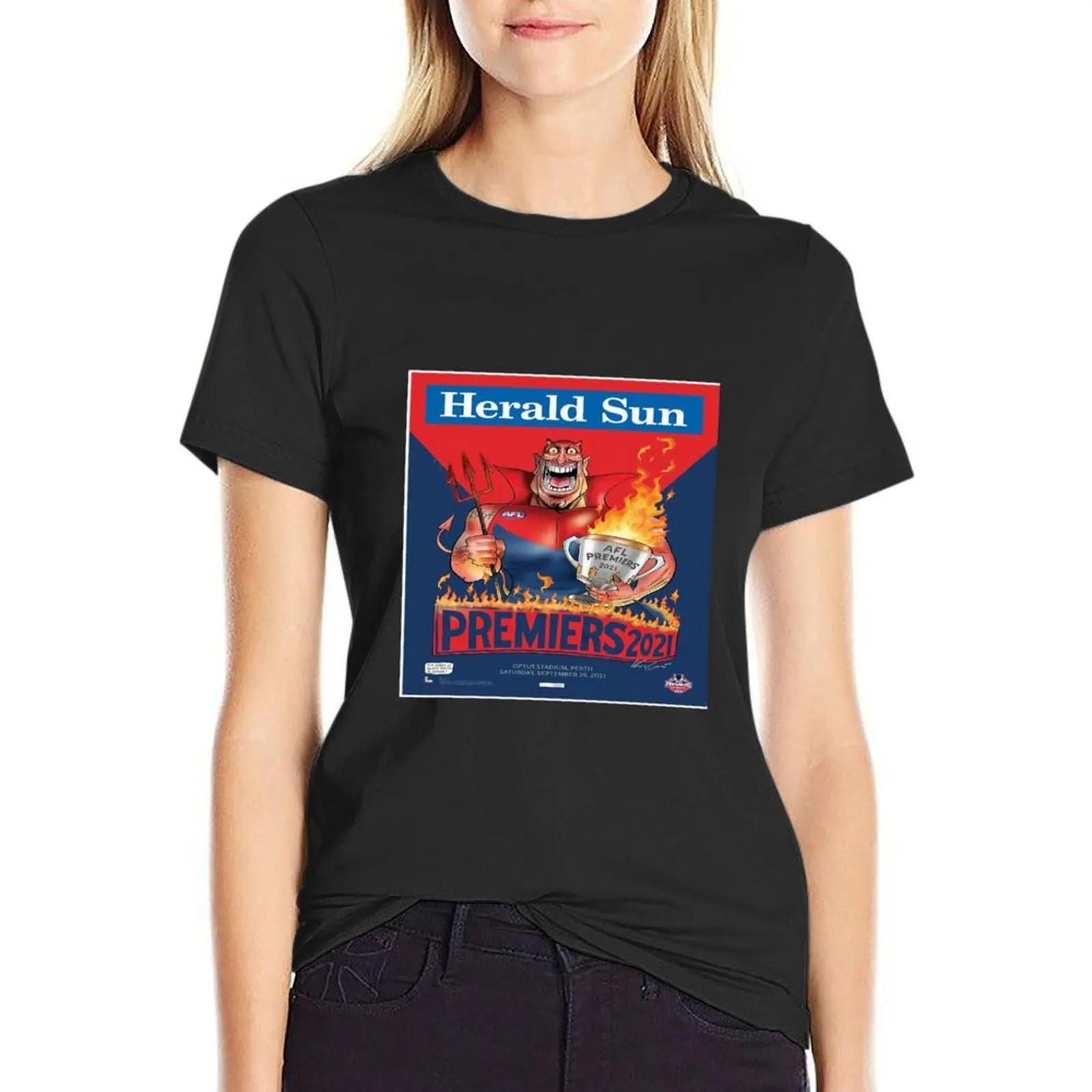 Melbourne Demons Premiers 2021 T-Shirt cute tops quick-drying anime clothes cute t-shirts for Women
Melbourne Demons Premiers 2021 T-Shirt cute tops quick-drying anime clothes cute t-shirts for Women