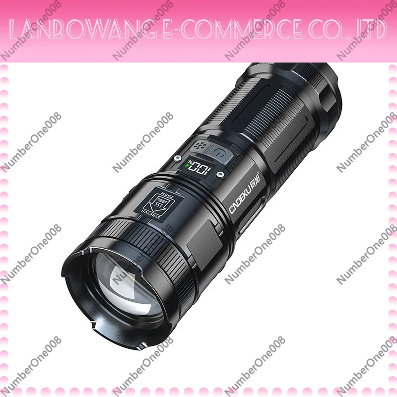 Aluminum Alloy LED Flashlight Super Bright Long Range Rechargeable Tactical Flashlight for Outdoor Emergency Camping
Aluminum Alloy LED Flashlight Super Bright Long Range Rechargeable Tactical Flashlight for Outdoor Emergency Camping