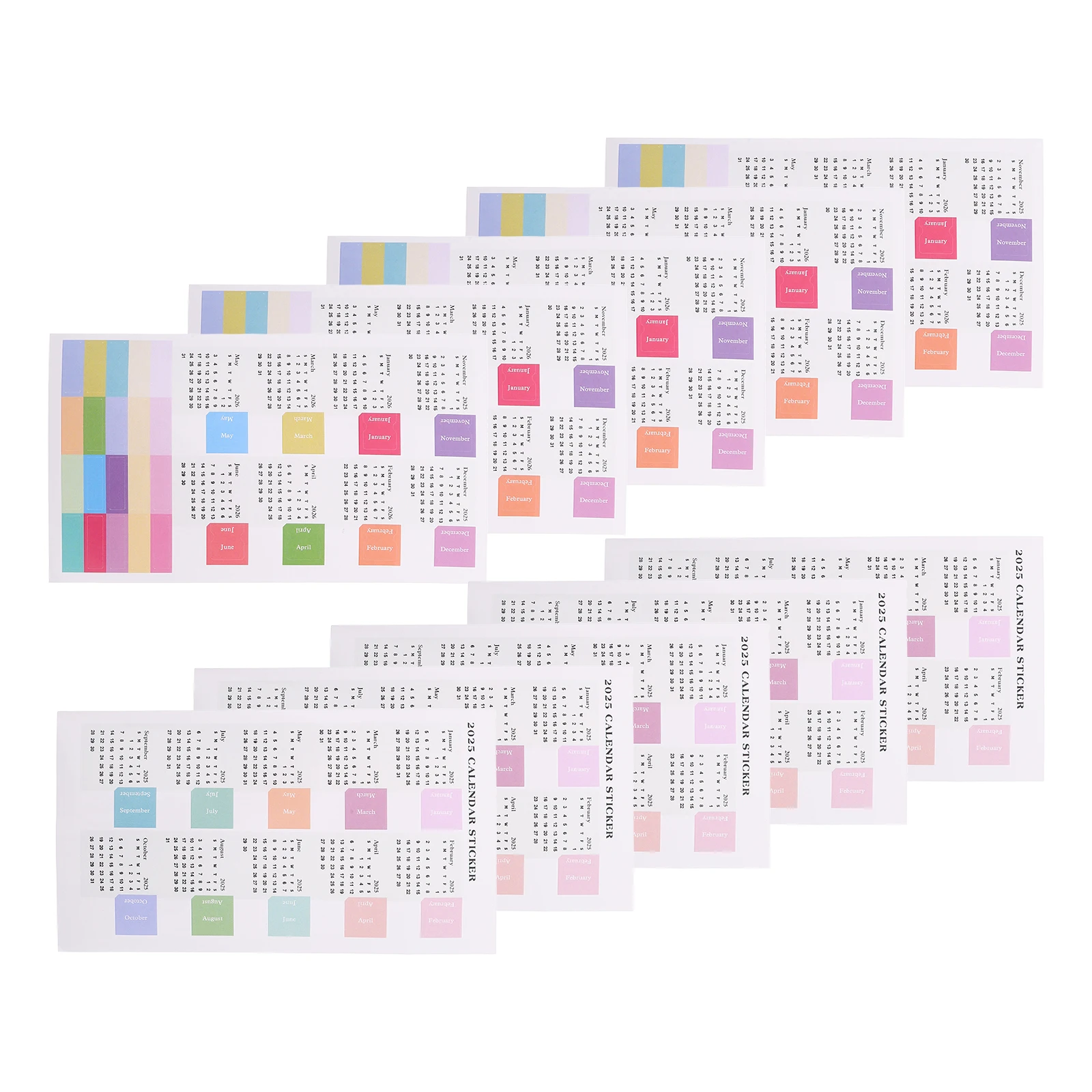 10 set Calendar Index Stickers Planner Tabs Monthly Labels 2025 2026 Simple Elegant Design Versatile Use Durability
10 set Calendar Index Stickers Planner Tabs Monthly Labels 2025 2026 Simple Elegant Design Versatile Use Durability