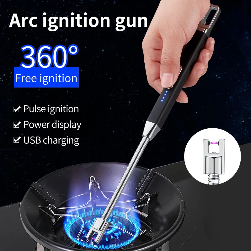 New Metal Arc Igniter 360 Degrees Random Rotation Igniter Outdoor Barbecue Igniter Aromatherapy Candle Gas Stove Pulse Lighter
New Metal Arc Igniter 360 Degrees Random Rotation Igniter Outdoor Barbecue Igniter Aromatherapy Candle Gas Stove Pulse Lighter