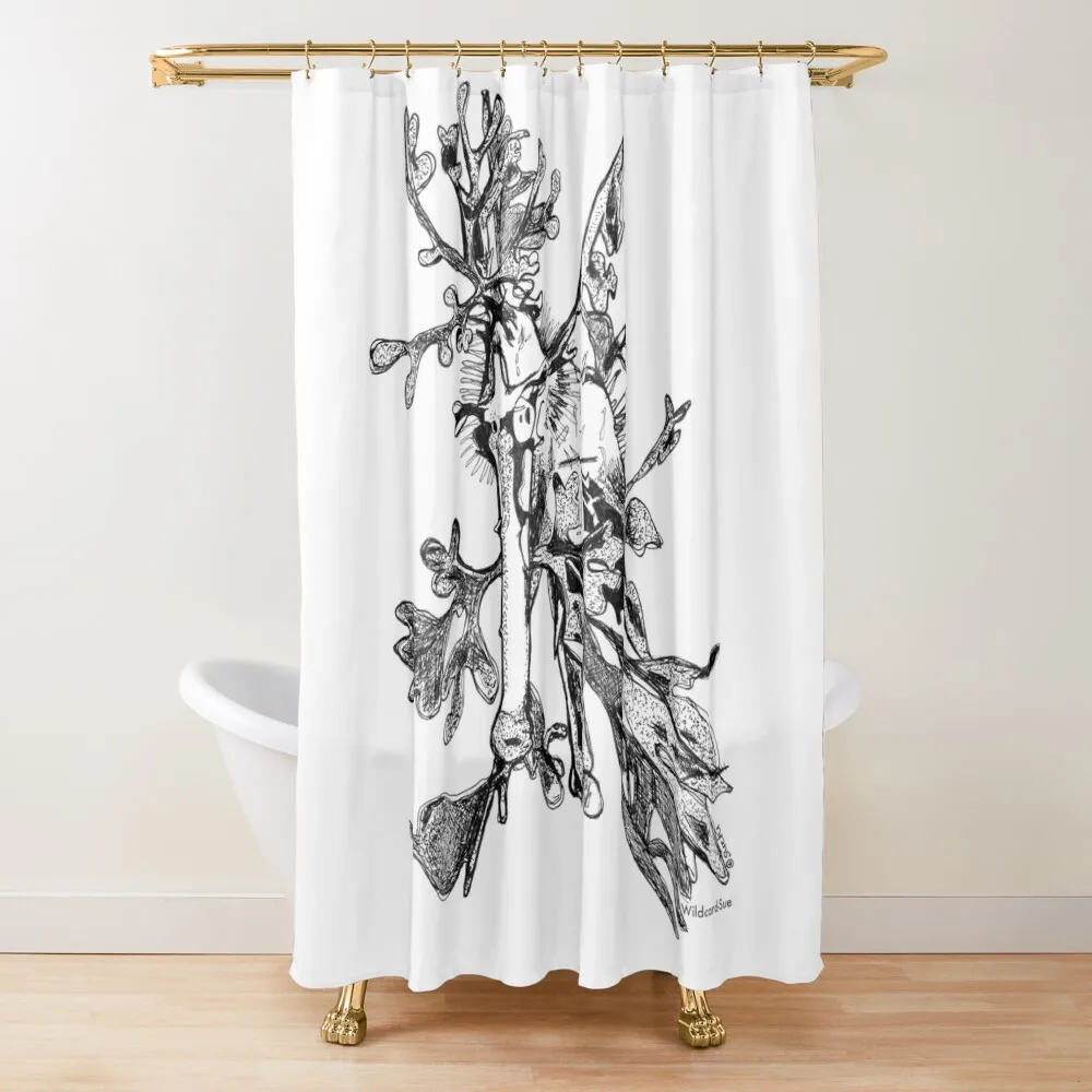 Carl the Leafy Seadragon Shower Curtain Waterproof Bathroom Shower Shower Set Bathroom Accessories Curtain 
Carl the Leafy Seadragon Shower Curtain Waterproof Bathroom Shower Shower Set Bathroom Accessories Curtain