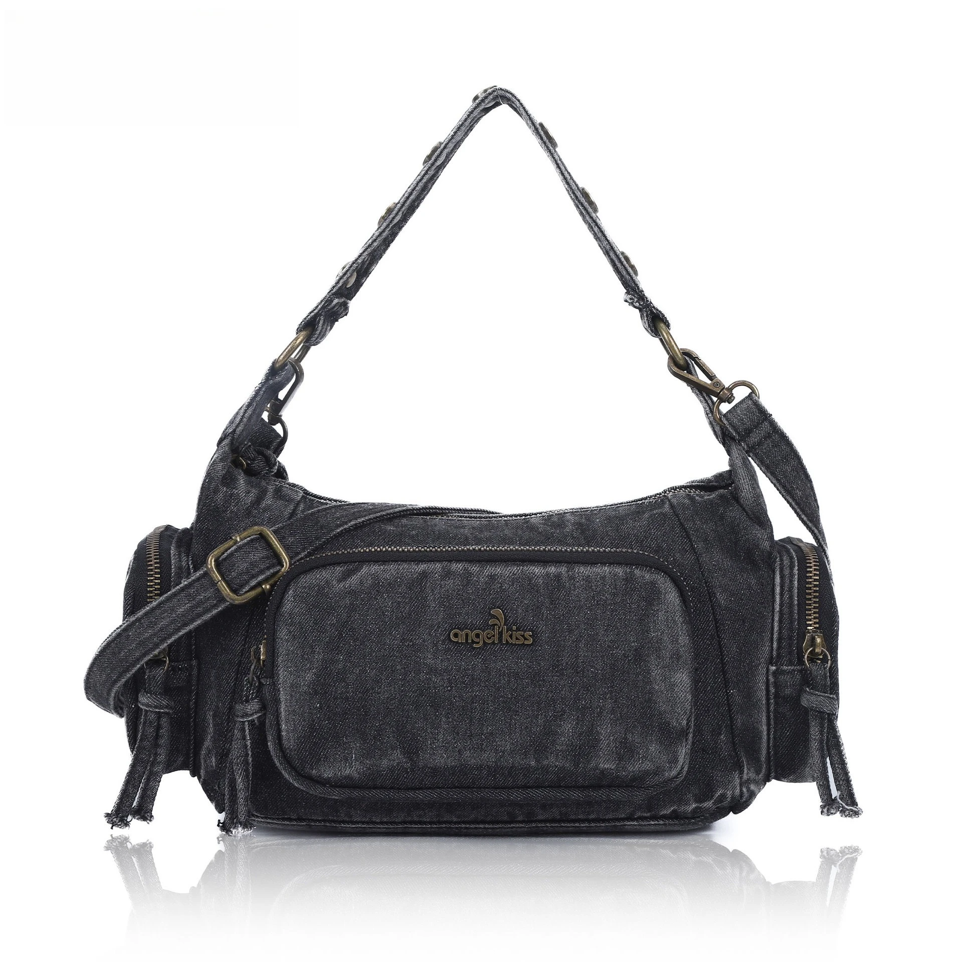 Women Handbags Satchel Top-handle Denim Shoulder Bag Dumpling Pack Give Gifts Fabric Shoulder Bags Phone Money Pack
Women Handbags Satchel Top-handle Denim Shoulder Bag Dumpling Pack Give Gifts Fabric Shoulder Bags Phone Money Pack