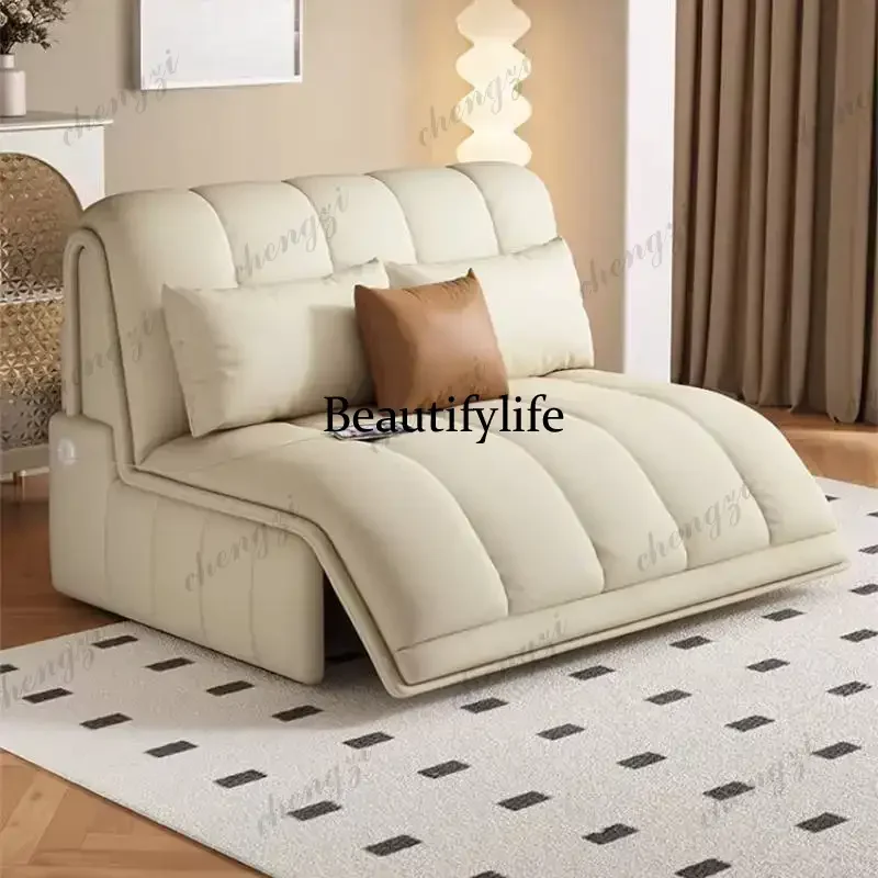 European Foldable Electric Sofas Beige Designer Curved Modern Living Room Sofas Smart High Style Canape Lit Furniture For Home
European Foldable Electric Sofas Beige Designer Curved Modern Living Room Sofas Smart High Style Canape Lit Furniture For Home