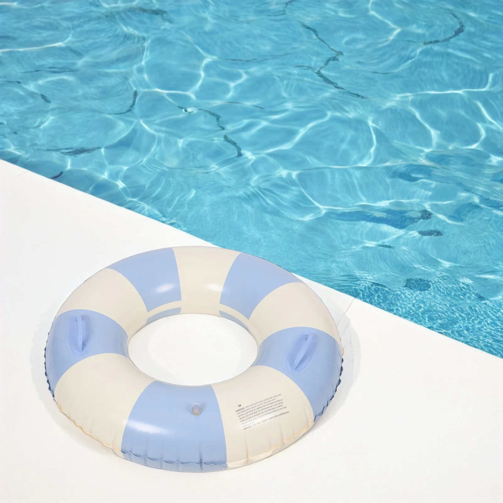 Striped Swim Ring 90# Blue Handles Adults Pool Float Party Toys Inflatable PVC Strong Double Water Sports Circle
Striped Swim Ring 90# Blue Handles Adults Pool Float Party Toys Inflatable PVC Strong Double Water Sports Circle