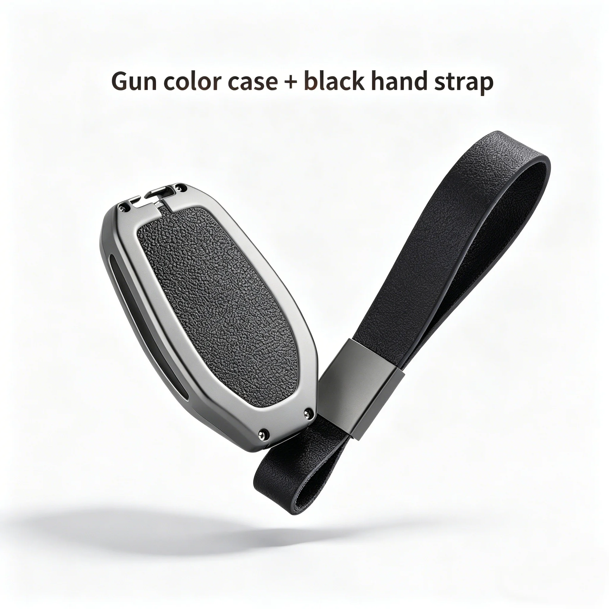 Gunmetal Zinc Alloy Leather Key Fob Cover for BMW 5/7 Series X3 X5 X7 LCD Display Smart Key Protector Case with Keychain
Gunmetal Zinc Alloy Leather Key Fob Cover for BMW 5/7 Series X3 X5 X7 LCD Display Smart Key Protector Case with Keychain